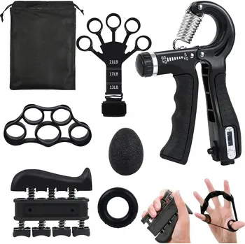 6 KS SET Stlačovač pro cvičení rehabilitace rukou a prstů