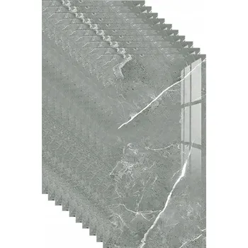 Tapeta SAMOLEPICÍ OBKLADOVÉ PANELY NA ZEĎ TAPETA PVC imitace MARMORU 30X60CM 10 KS