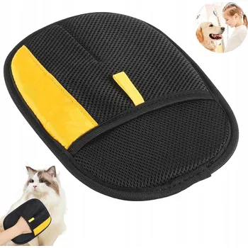 Kosmetika pro psa Rukavice na srst pro psy a kočky – pro dlouhou i krátkou srst – k odstranění a vyčesávání