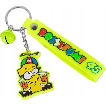 VR46 PŘÍVĚSEK NA KLÍČE NA KLÍČE „1“ ROSSIFUMI HERITAGE VRUKH529403 DÁREK