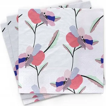 Papírový ubrousek Bambusové ubrousky na stůl Macešky 20 ks Chic-Mic