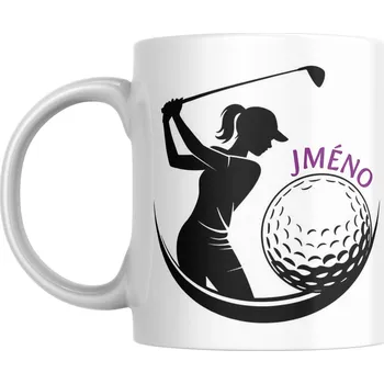 GRAVENO Hrnek „Golfistka“ se jménem
