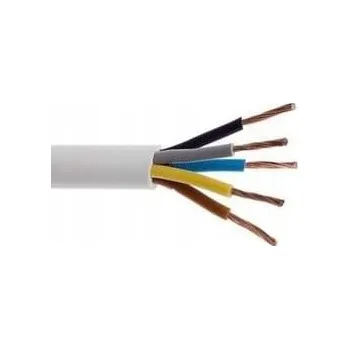 elektrický kabel Elektrický ohebný kabel kulatý (licna) OWY Elpar 5 x 10, 1 m