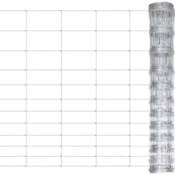 Plot vidaXL Zahradní plot pozinkovaná ocel 50 m 150 cm stříbrný