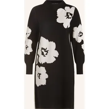 Dámská móda Betty Barclay Dámské Pletené Šaty, černá / světle šedá, 44