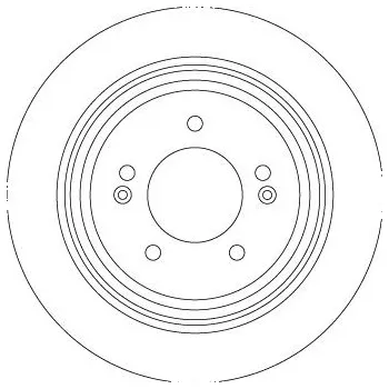 Brzdový kotouč Brzdový kotouč TRW DF6573