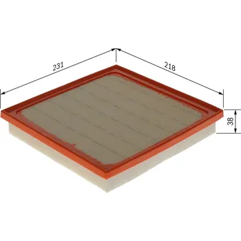 Vzduchový filtr Vzduchový filtr BOSCH F 026 400 743