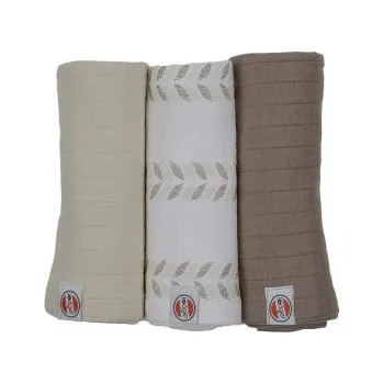 látková plena LODGER Swaddler Solid Matcha 3balení 70 x 70 cm Birch
