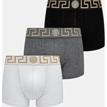 Boxerky Boxerky Versace 3-pack AU10326.1A10011 šedá 90X, vel. XXL