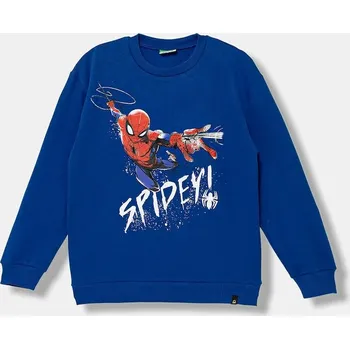 Chlapecká mikina Dětská mikina United Colors of Benetton 3EB5C10RM.G.Seasonal modrá 57X, vel. 140