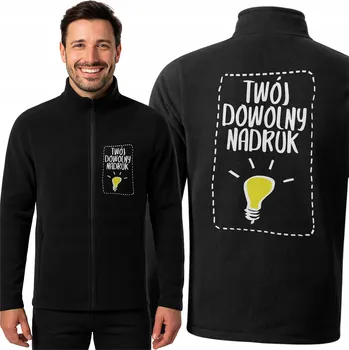 Pánská mikina FLEECOVÁ MIKINA LOGO FOTO KREATOR PÁNSKÉ TRIČKO S VLASTNÍM POTISKEM