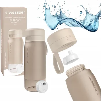 Láhev Filtrační láhev Wessper B2 Tritan Actitex 0,5 l béžová