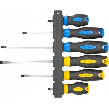 Šroubovák Topex sada šroubováků plochých a křížových 6 Ks. 39d886