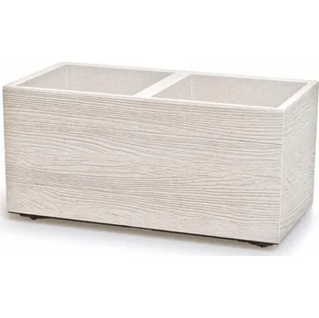 Květináč Květináč Prosperplast MADERA CASE eco wood 77 cm bílý eco