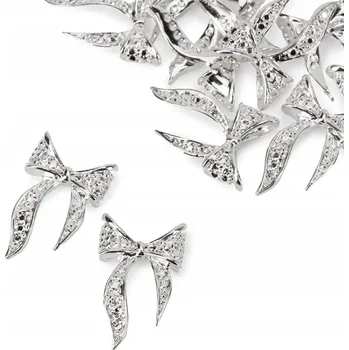 3D mašličky na zdobení nehtů Molly Nails Č. 1, 10 ks