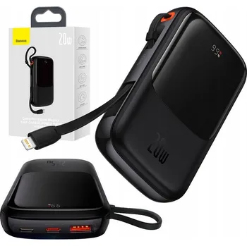 Powerbanka BASEUS POWER BANKA 10000MAH 20W PD + KABEL LIGHTNING