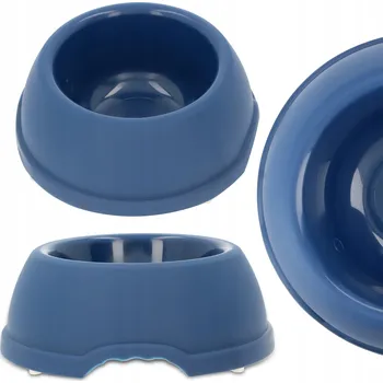 Miska pro psa Jedna plastová miska Barry King modrá 0,38 l