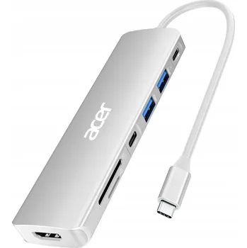 USB hub ROZDĚLOVAČ ADAPTÉR HUB USB-C ACER 7v1 HDMI 4K SD
