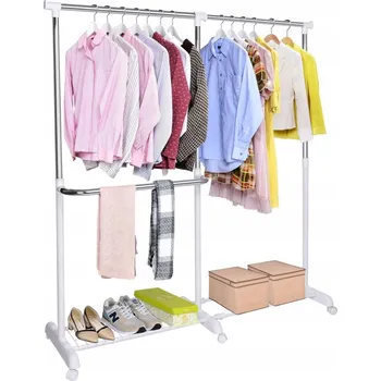 Věšák Stojanový věšák kovový Gockowiak bílý