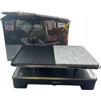 Kuchyňský gril StarQ Raclette gril elektrický 3v1 s žulovým kamenem