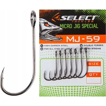 Rybářský háček Select MJ-59 Micro Jig speciální přívlačové Háčky 10 ks