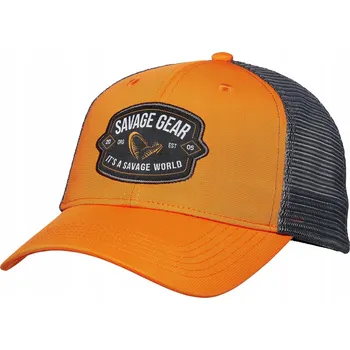 Kšiltovka Kšiltovka SAVAGE GEAR Badge Trucker Cap Orange