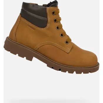 Dětská móda Hnědé chlapecké tenisky Geox Shaylax Boy GEOX hnědá 3508598