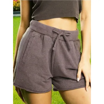 Dámské kraťasy Sinsay - Teplákové kraťasy s opraným efektem - hnědá - 7750X-84X - 7750X-84X-XXL