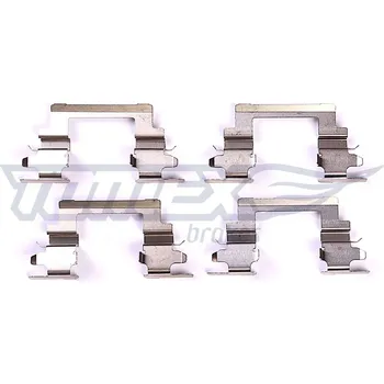 Přislušenství brzdového systému Sada příslušenství, obložení kotoučové brzdy TOMEX Brakes TX 43-74