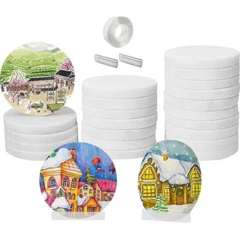 Univerzální natíratelné kameny, bílé natíratelné kameny, ploché natíratelné kameny, natíratelné