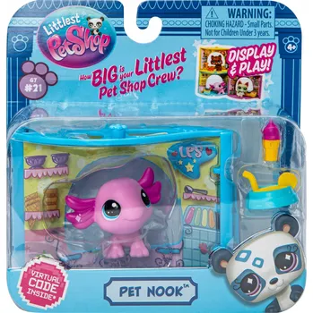 Figurka LITTLEST PET SHOP SÉRIE 2 SADA S FIGURKOU PET NOOK ICE CREAM PARLOR