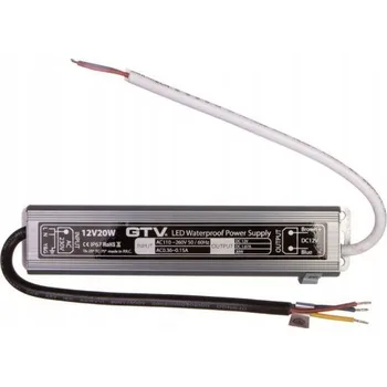 IP kamera Vodotěsný napájecí zdroj Gtv LD-WZA20W-NW 12 V