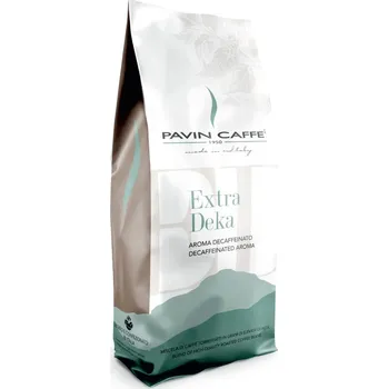 Káva Pavin Caffè EXTRA DEKA 1 kg 100% bezkofeinová Arabica zrnková káva