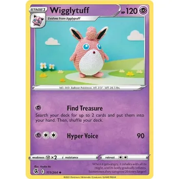 Sběratelská karetní hra Wigglytuff 111/264 - Fusion Strike Typ karty: Non-Holo