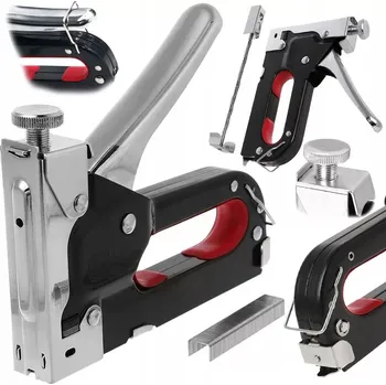 Sponkovačka Profesionální čalounická sponkovačka na sponky 4-14 mm, kovová ruční