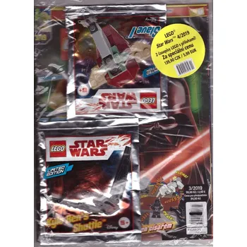 Pohádka kolektiv autorů Lego Star Wars 4/2019 -2 časopisy, Slave I., Kylo Ren´s Shuttle Stav: nová