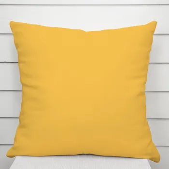Povlak na polštářek Bavlněný povlak na polštář Moni MO-073 Žlutý 50 x 50 cm