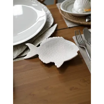 Talíř Sinsay - Talíř ve tvaru ryby - bílá - 821GI-00X - 821GI-00X-ONE