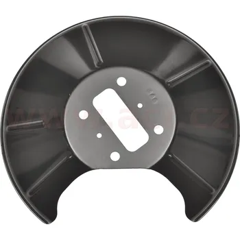 Brzdový kotouč Ochranný plech proti rozstřikování, brzdový kotouč VAN WEZEL 1858373