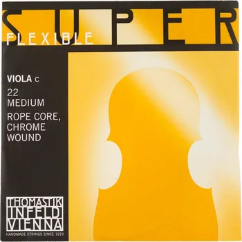 Příslušenství pro strunný nástroj Thomastik Superflexible 22 C Viola 4/4 Medium Struny pro violu (Jako nové)