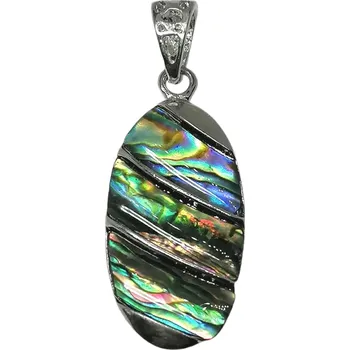 Přívěsek Přívěsek dělený ovál z Paua mušle