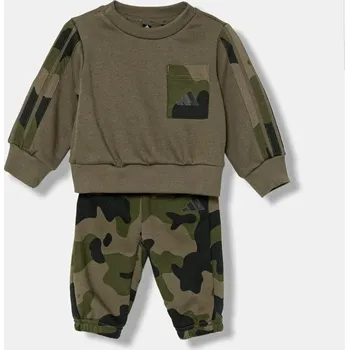 Sportovní oblečení Dětská tepláková souprava adidas JN2223 zelená 87X, vel. 68