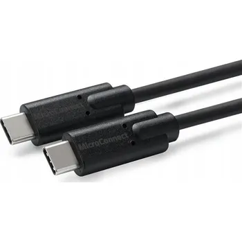 Datový kabel Microconnect USB3.2CC0.25 USB kabel 0,25 m USB 3.2 Gen 2 (3.1 Gen 2) USB-C Černý