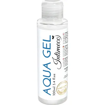 Lubrikační gel AQUA GEL 100 ML VODNÍ GEL LUBRIKANT PRO VAGINÁLNÍ SEX A HRANÍ S DILDEM