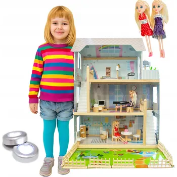 Domeček pro panenku Domeček pro panenky 4iQ Group Domeček pro panenky 83 cm