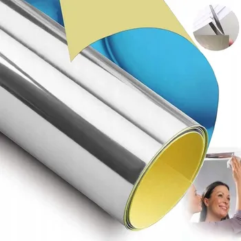 Zrcadlo SAMOLEPICÍ ELASTICKÉ ZRCADLO 200CM OBDÉLNÍKOVÉ ZRCADLA DO OBÝVÁKU VODĚODOLNÉ