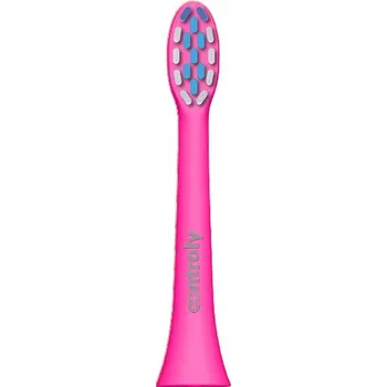 Náhradní hlavice k elektrickému kartáčku Náhradní Hlavice ke kartáčku Controly Supersonic Plus střední růžové 2 ks