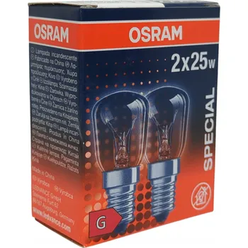 Žárovka Žárovka do trouby Osram T26 E14 25W 230V čirá 2700K 2 kusy