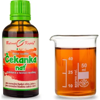 Doplněk stravy Bylinné kapky s.r.o. Čekanka nať - Bylinné kapky (tinktura) Duše rostlin 50 ml