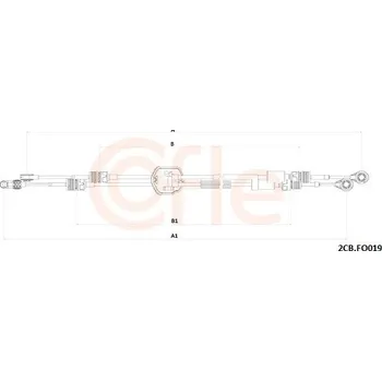 Převodovka Tažné lanko, ruční převodovka COFLE 92.2CB.FO019